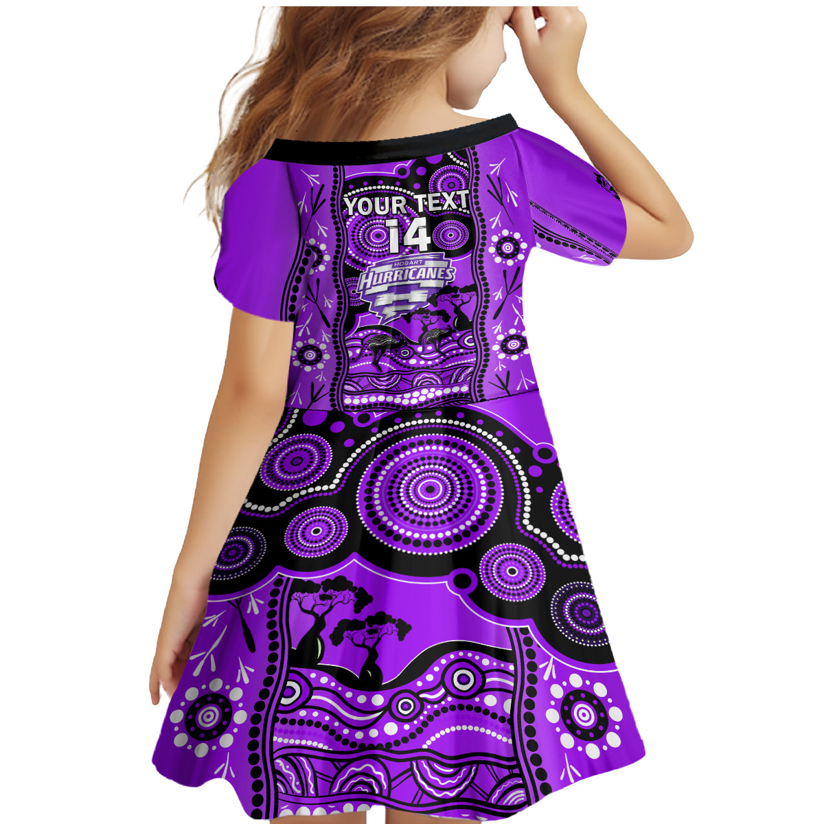 custom-hobart-hurricanes-cricket-family-matching-mermaid-dress-and-hawaiian-shirt-happy-australia-day-aboriginal-art