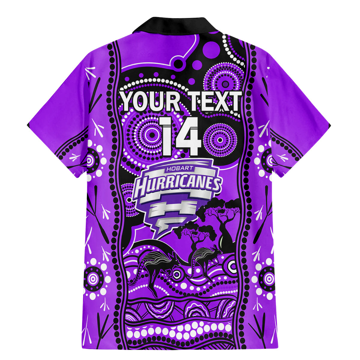 custom-hobart-hurricanes-cricket-family-matching-mermaid-dress-and-hawaiian-shirt-happy-australia-day-aboriginal-art