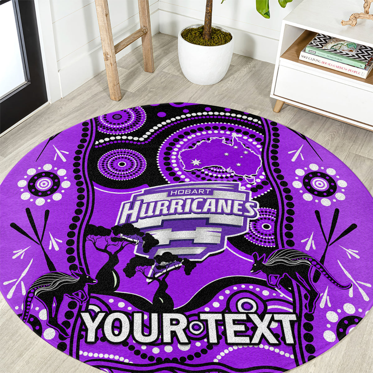 custom-hobart-hurricanes-cricket-round-carpet-happy-australia-day-aboriginal-art