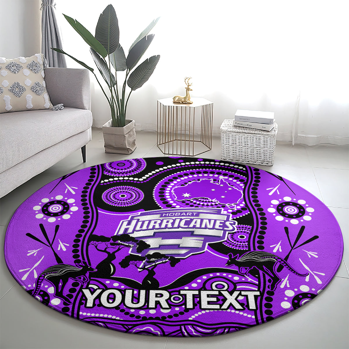 custom-hobart-hurricanes-cricket-round-carpet-happy-australia-day-aboriginal-art