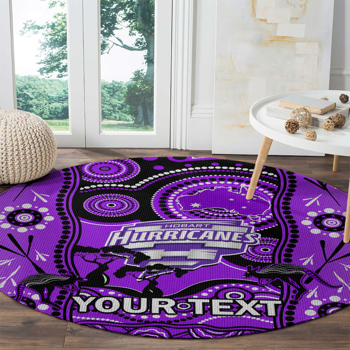 custom-hobart-hurricanes-cricket-round-carpet-happy-australia-day-aboriginal-art