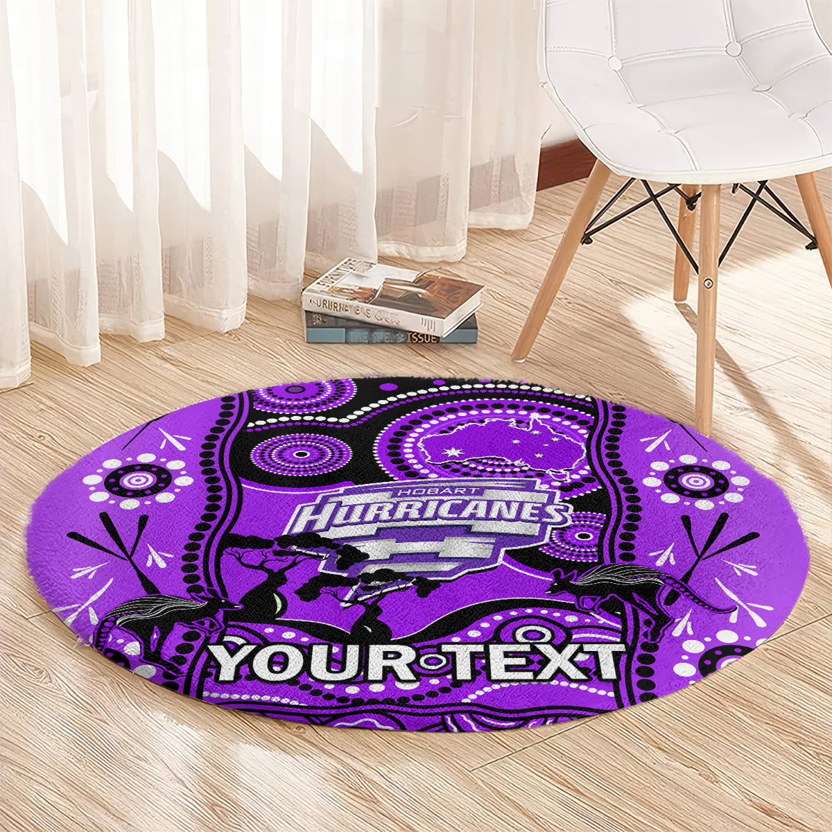 custom-hobart-hurricanes-cricket-round-carpet-happy-australia-day-aboriginal-art