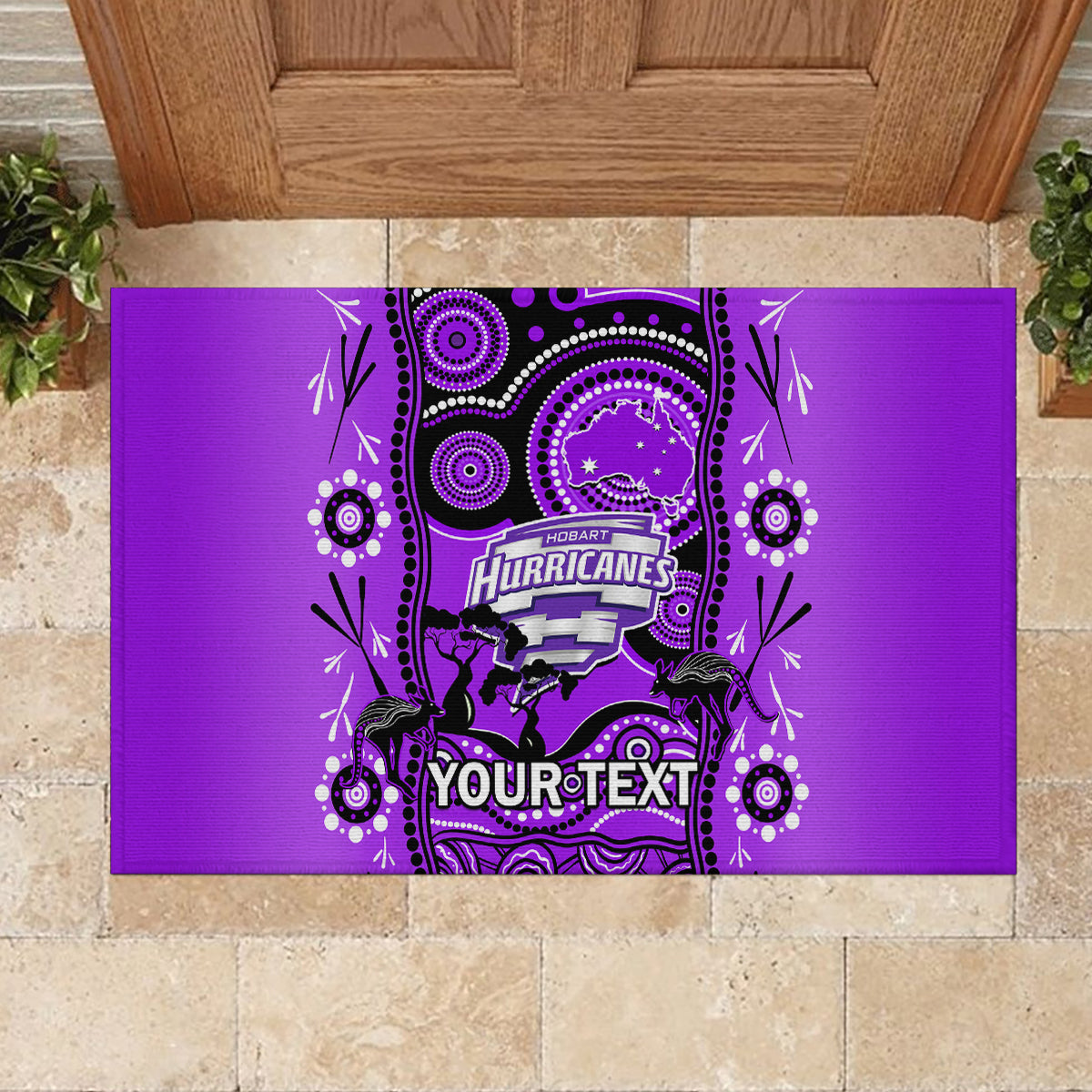 custom-hobart-hurricanes-cricket-rubber-doormat-happy-australia-day-aboriginal-art