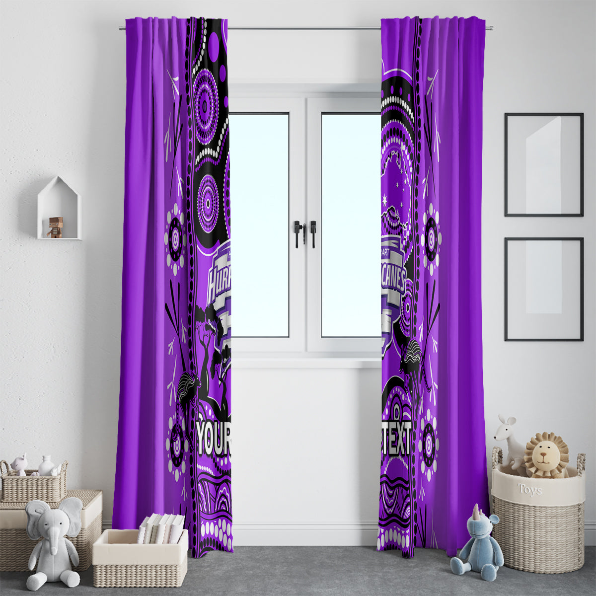 custom-hobart-hurricanes-cricket-window-curtain-happy-australia-day-aboriginal-art