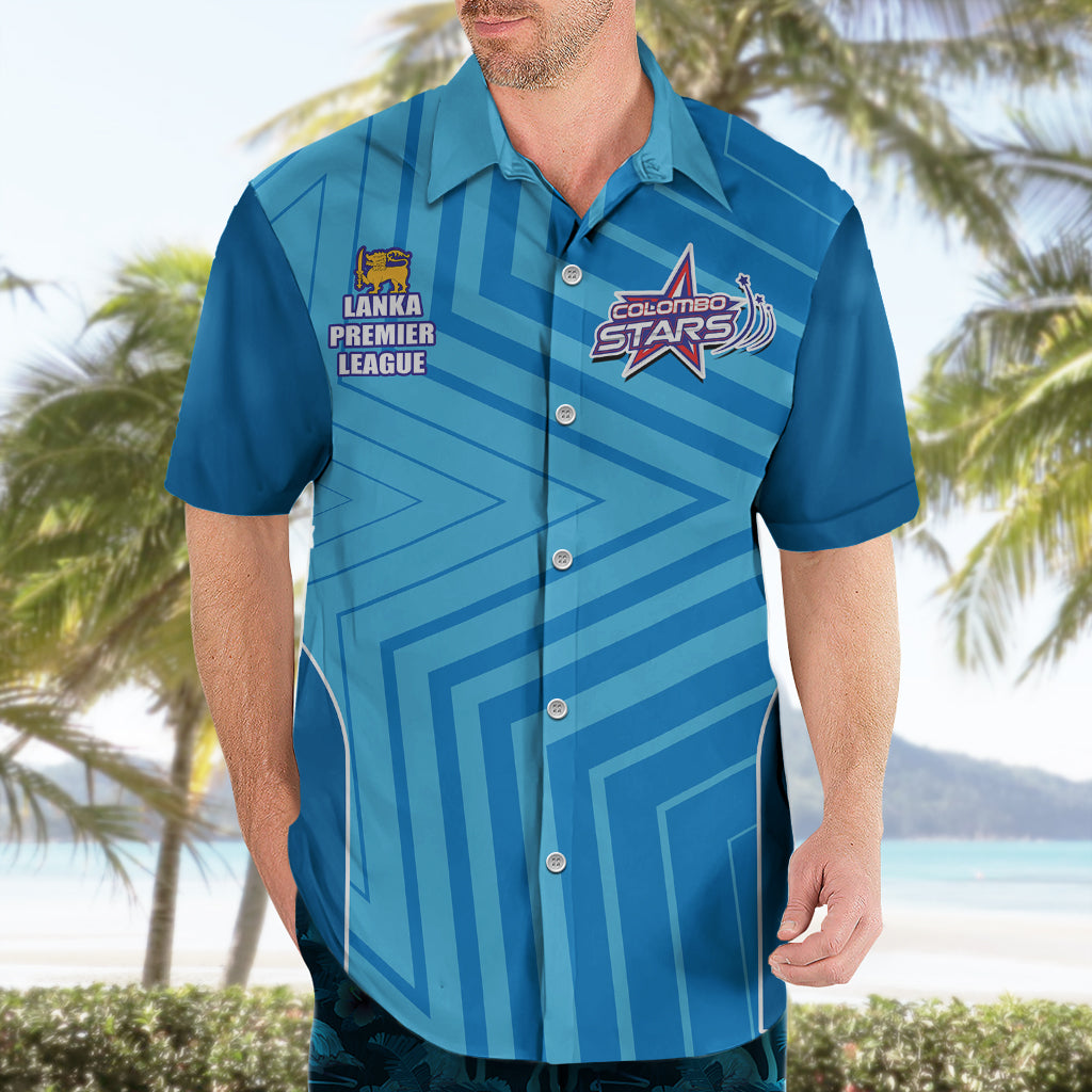 Custom Colombo Star Cricket Hawaiian Shirt Lanka League 2023 - Vibe Hoodie Shop