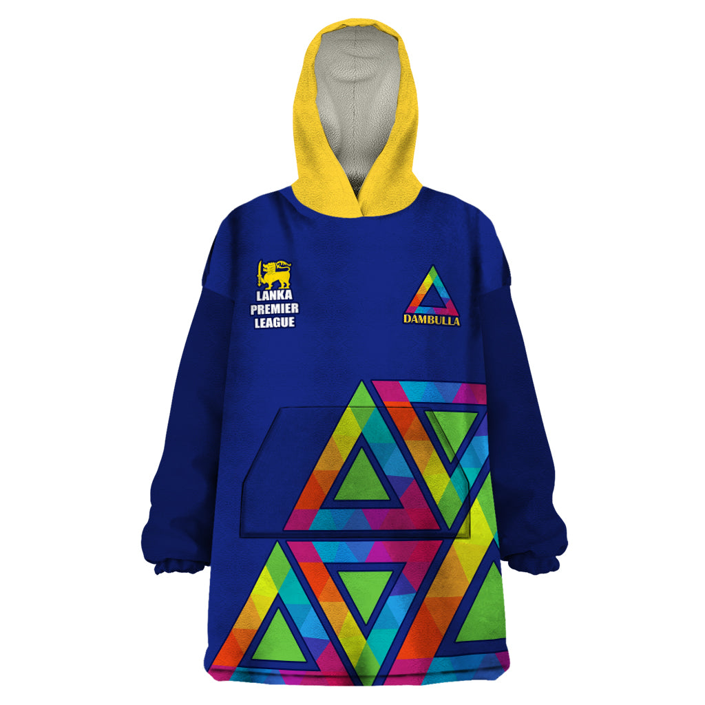 Dambulla Cricket Wearable Blanket Hoodie Lanka League 2023 Go Dambulla - Vibe Hoodie Shop