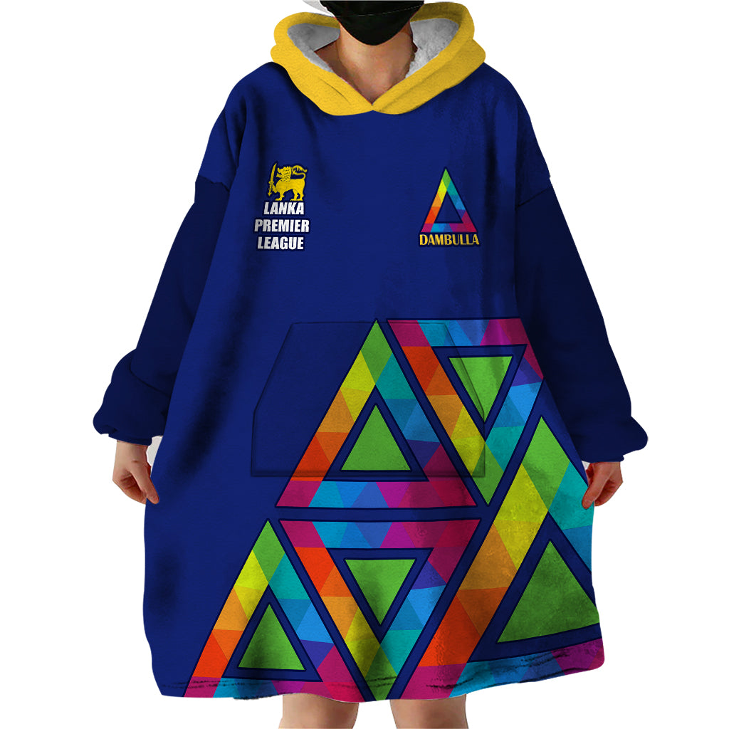 Dambulla Cricket Wearable Blanket Hoodie Lanka League 2023 Go Dambulla - Vibe Hoodie Shop