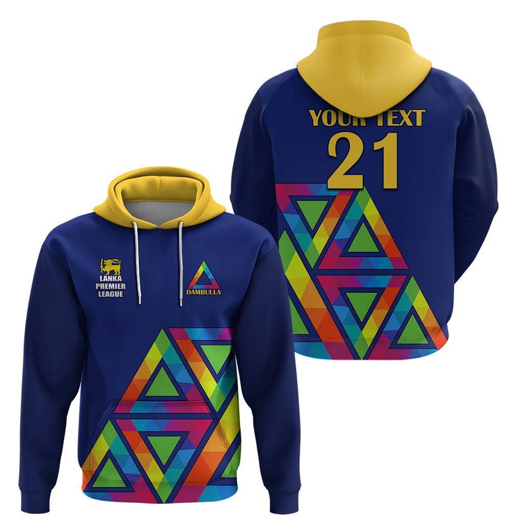 Custom Dambulla Cricket Hoodie Lanka League 2023 Go Dambulla LT9 - Vibe Hoodie Shop