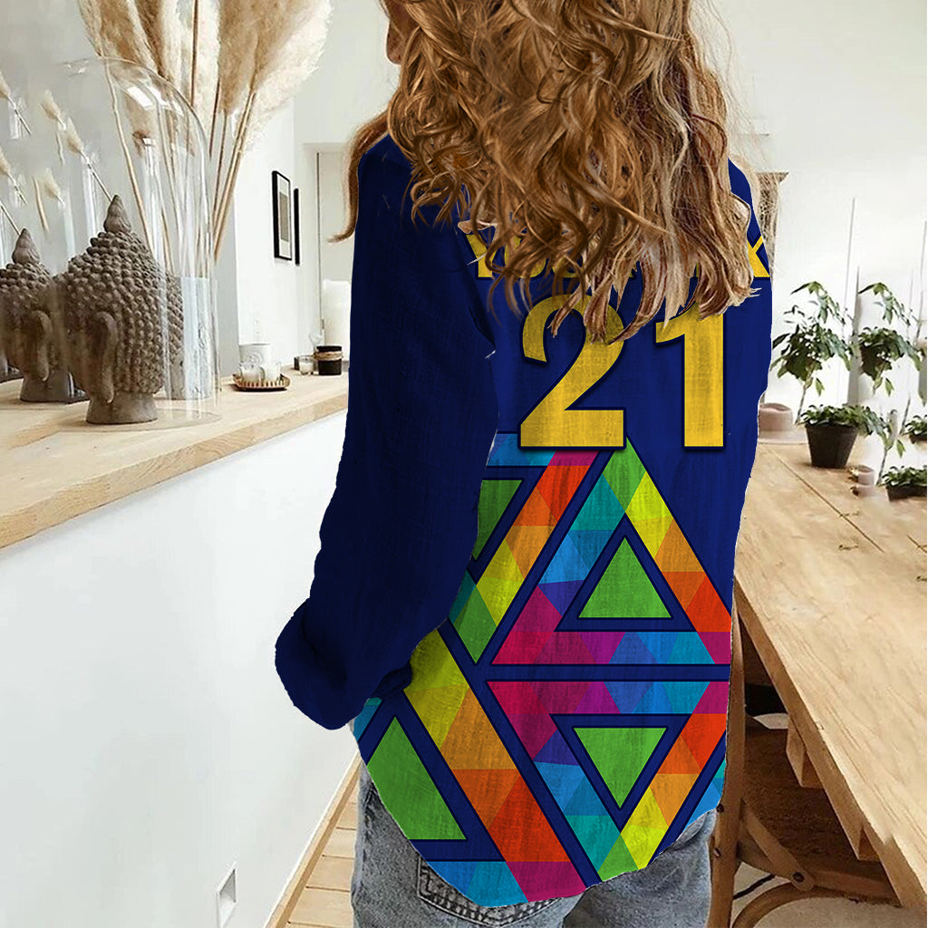 Custom Dambulla Cricket Women Casual Shirt Lanka League 2023 Go Dambulla - Vibe Hoodie Shop