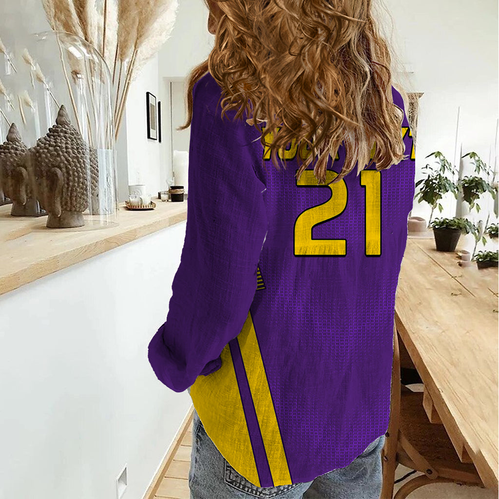 Custom Galle Cricket Women Casual Shirt Lanka League 2023 - Vibe Hoodie Shop