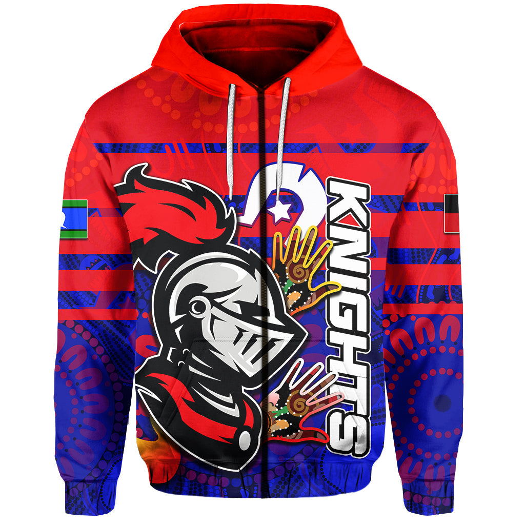 NAIDOC Knights Zip Hoodie NAIDOC Patterns No.1 LT6 - Vibe Hoodie Shop