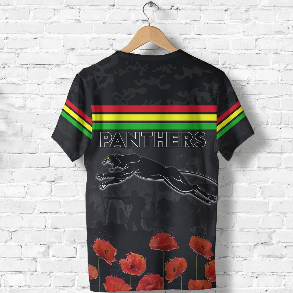 Panthers Indigenous ANZAC Day T shirt - Vibe Hoodie Shop