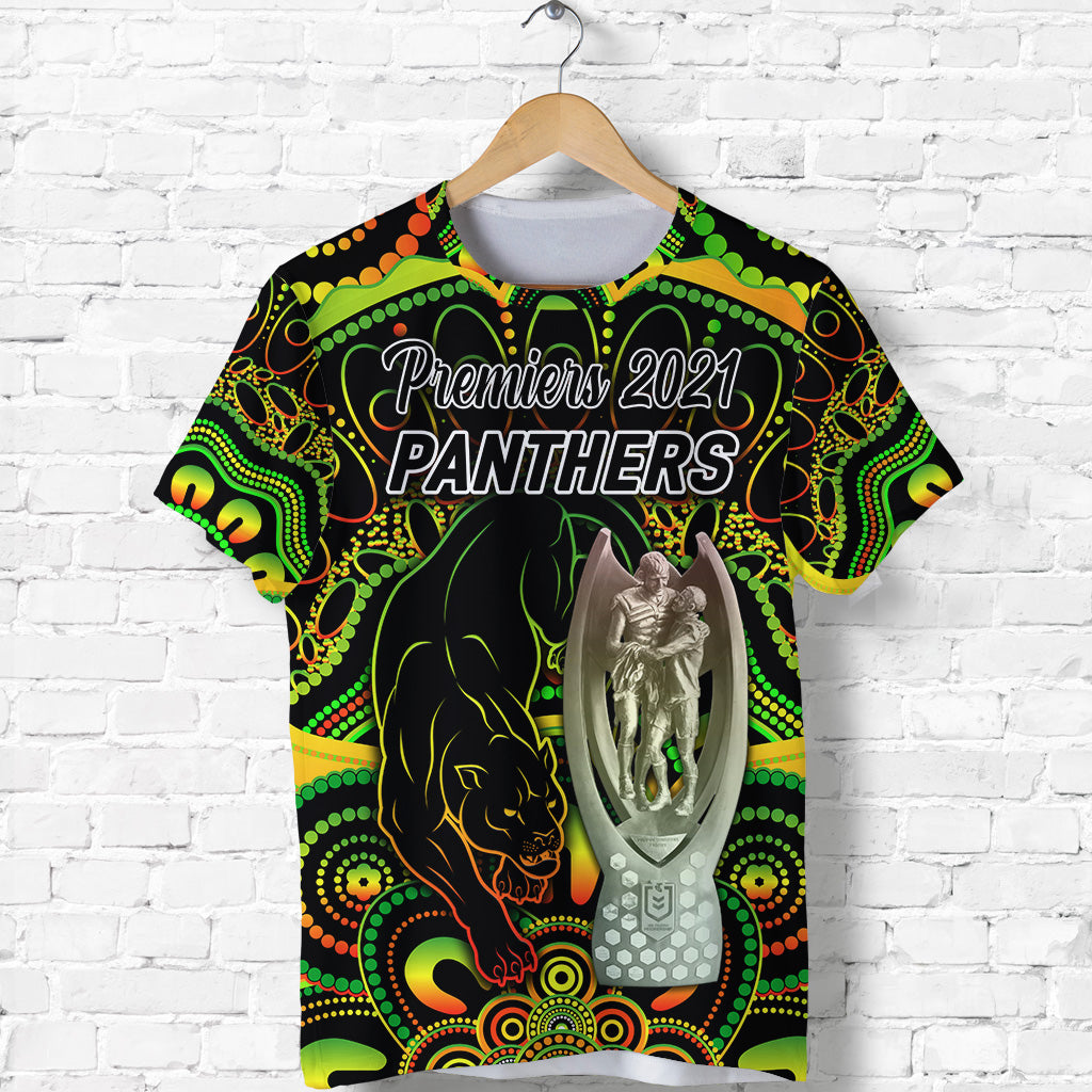 Penrith Panthers T shirt 2021 Indigenous Premiers - Trophy - Vibe Hoodie Shop