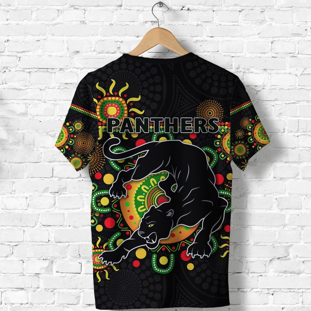 Penrith T shirt Indigenous Panthers - Black - Vibe Hoodie Shop