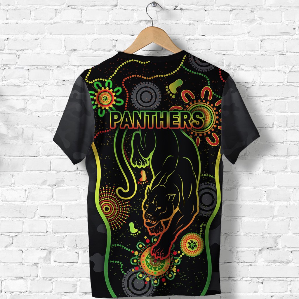 (Custom Personalised) Penrith Panthers T shirt ANZAC Day Unique Indigenous - Vibe Hoodie Shop