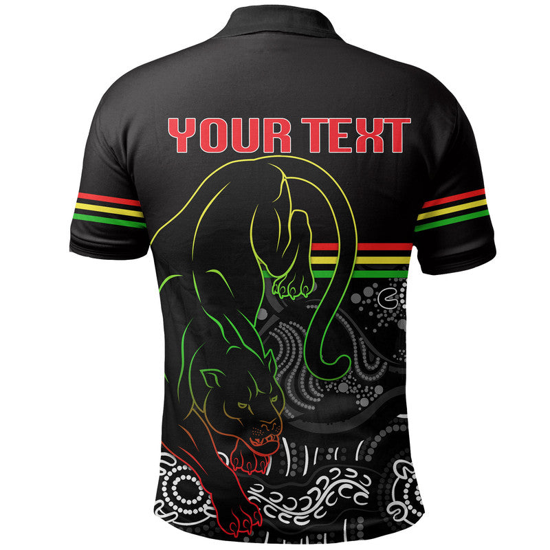 (Custom Personalised) Panthers Rugby Champions 2022 Indigenous Style Polo Shirt - Vibe Hoodie Shop