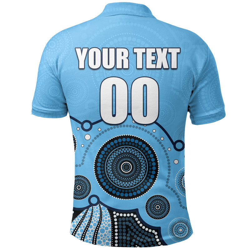 (Custom Personalised And Number) NSW WARATAHS Polo Shirt Aboriginal - Vibe Hoodie Shop