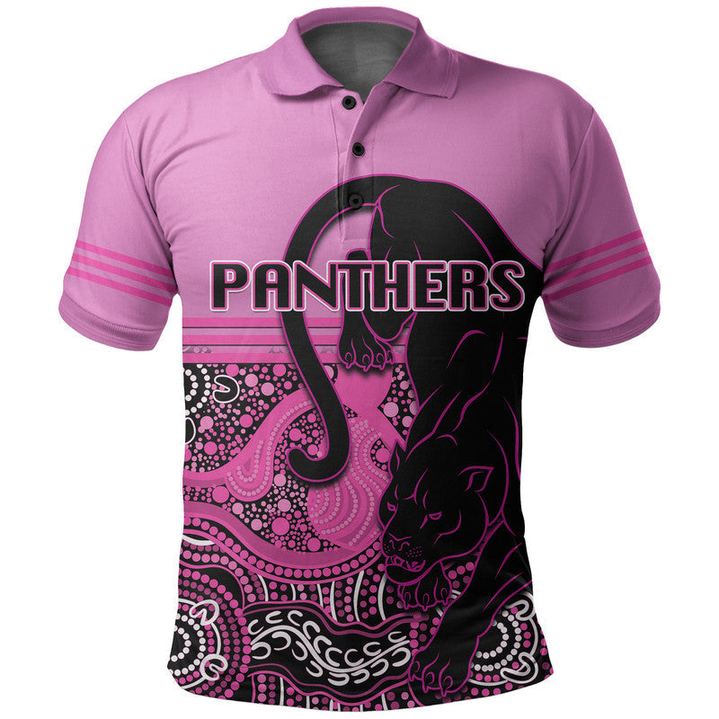 (Custom Personalised) Panthers Rugby Champions 2022 Indigenous Pink Style Polo Shirt - Vibe Hoodie Shop