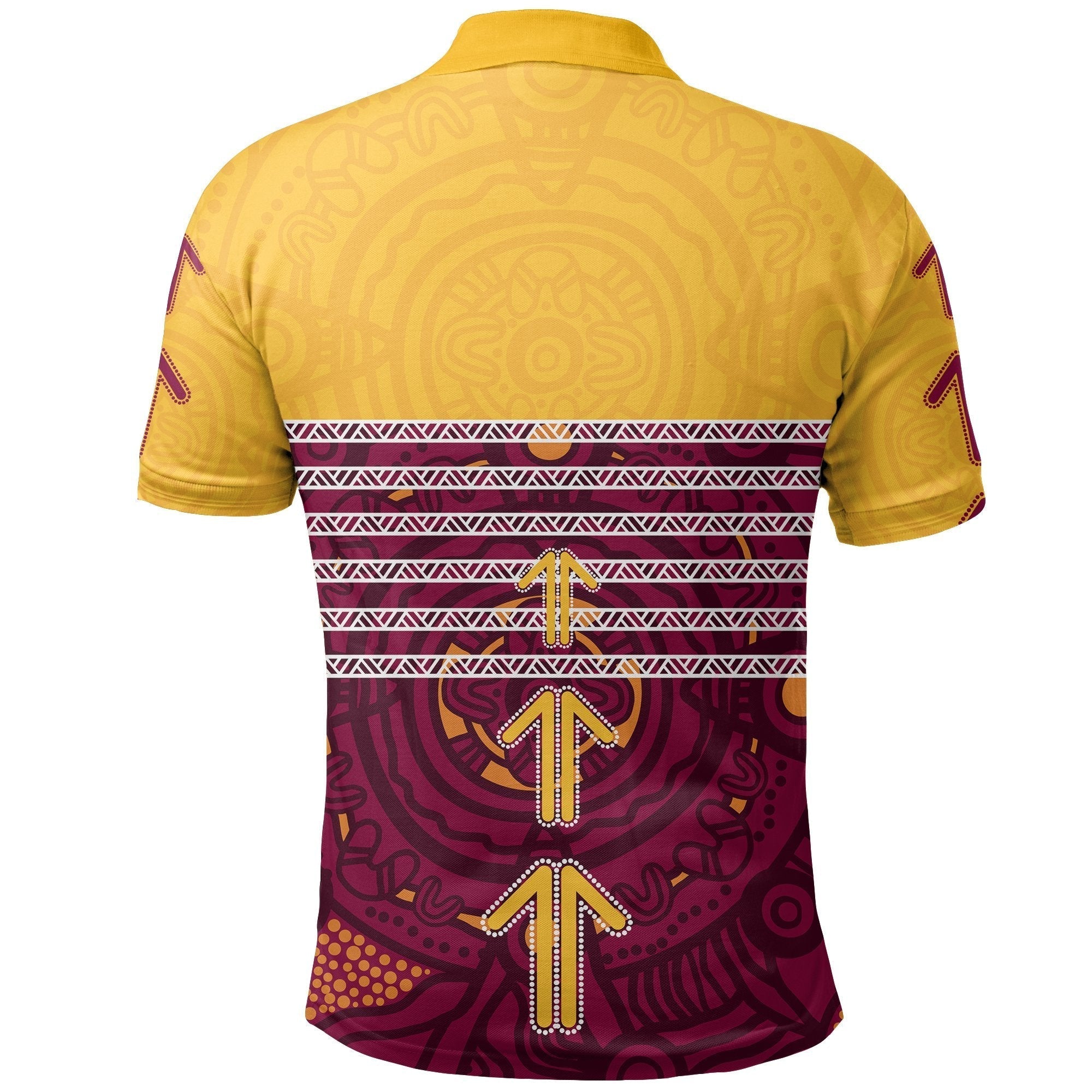 Brisbane Broncos Polo Shirt Aboriginal Special - Vibe Hoodie Shop