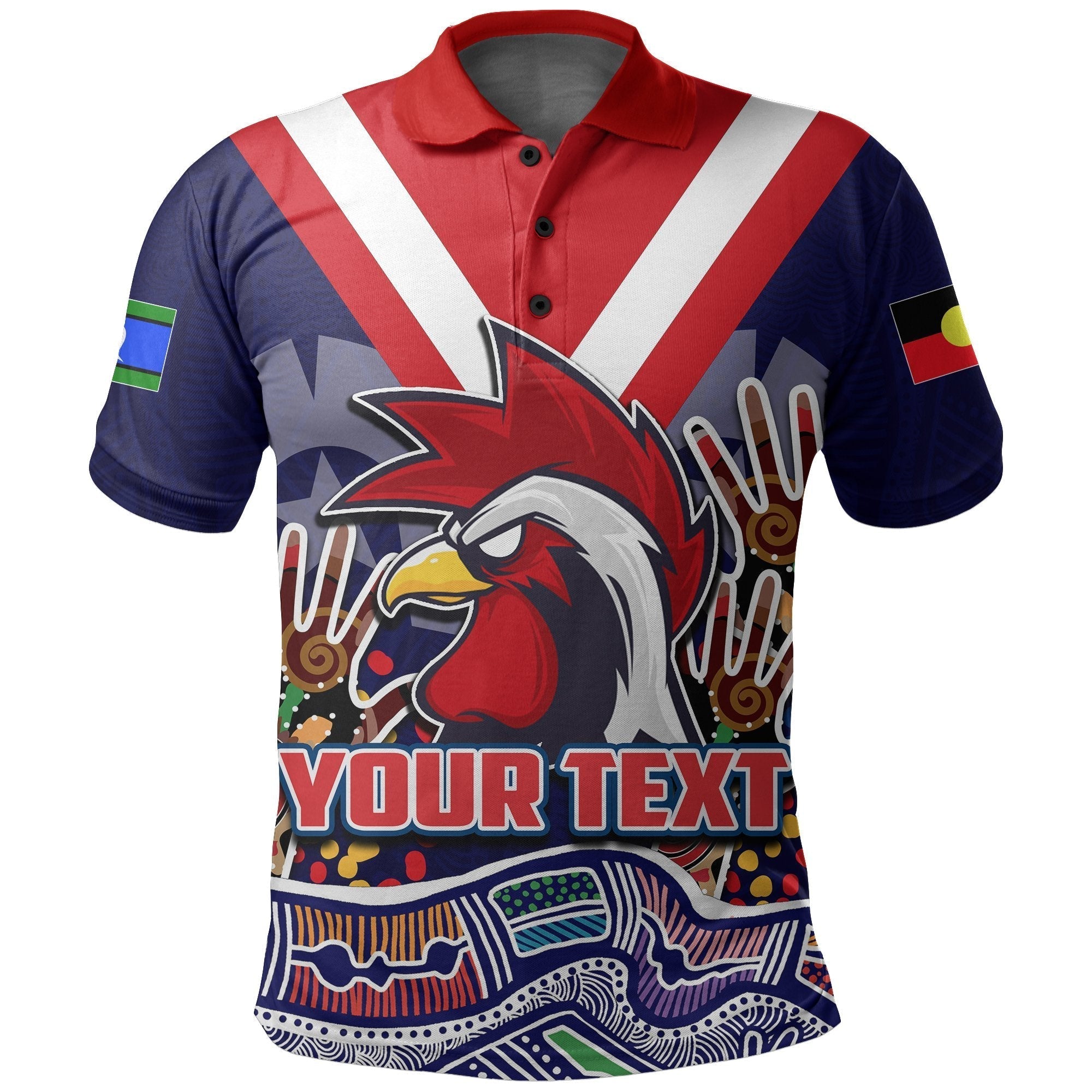 custom-personalised-naidoc-roosters-polo-shirt-torres-strait-islander