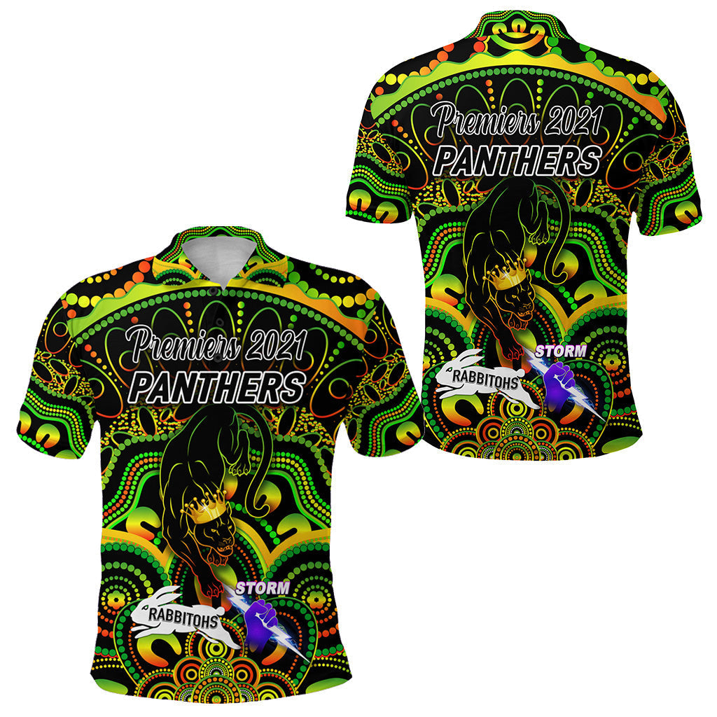 Penrith Panthers Polo Shirt 2021 Indigenous Premiers - The King - Vibe Hoodie Shop