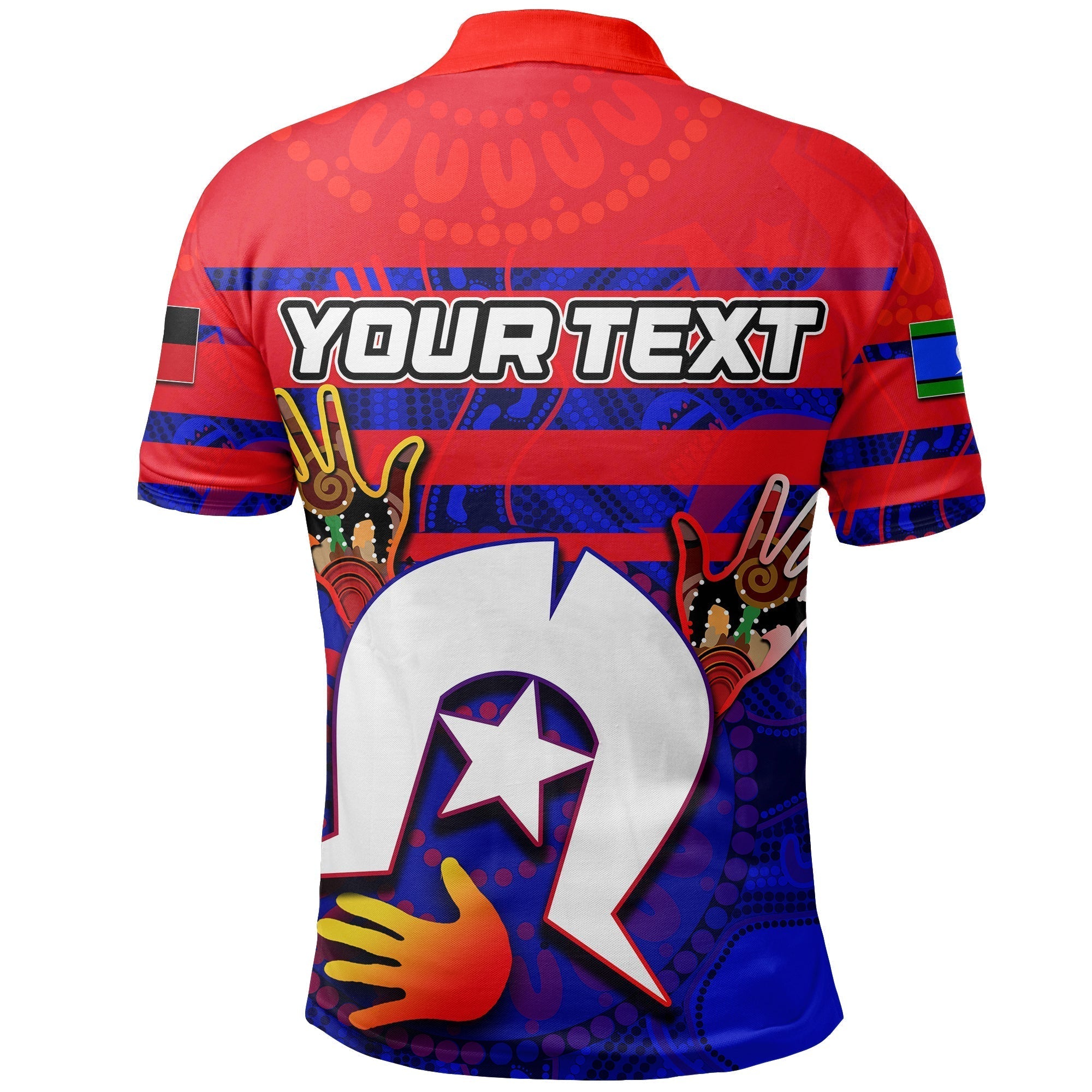 (Custom Personalised) NAIDOC Knights Polo Shirt NAIDOC Patterns No.1 - Vibe Hoodie Shop