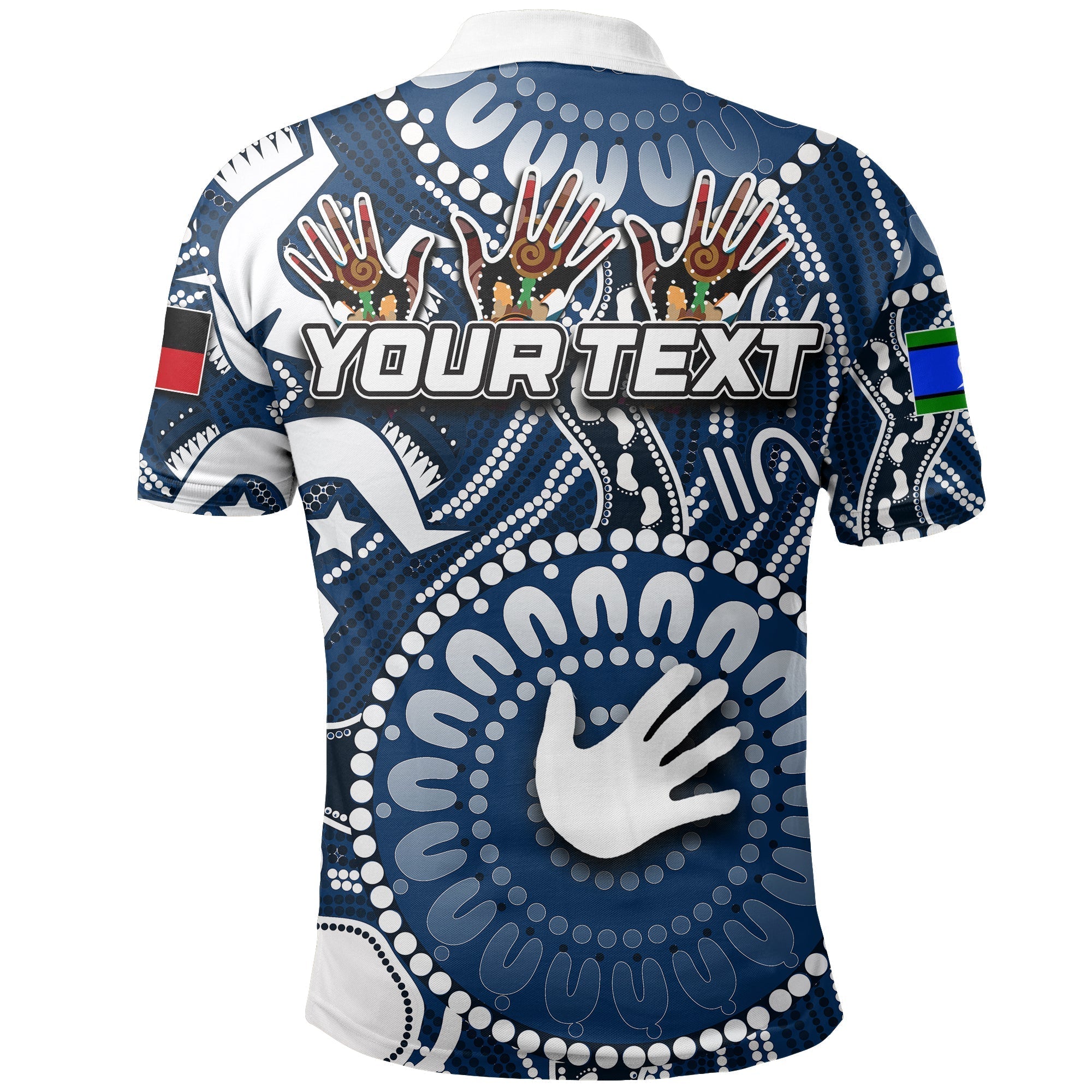 (Custom Personalised) NAIDOC Cowboys Polo Shirt NAIDOC Patterns - Vibe Hoodie Shop