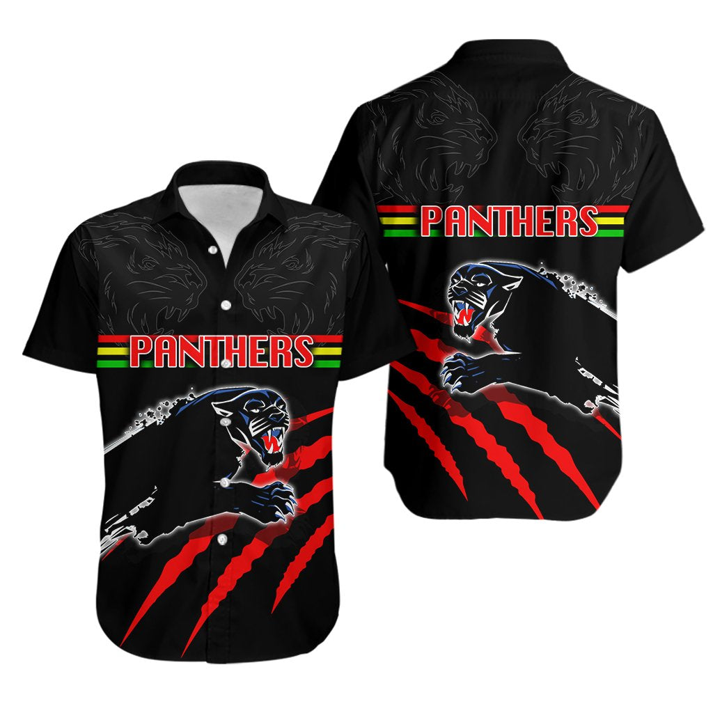 Panthers Hawaiian Shirt Claws - Vibe Hoodie Shop