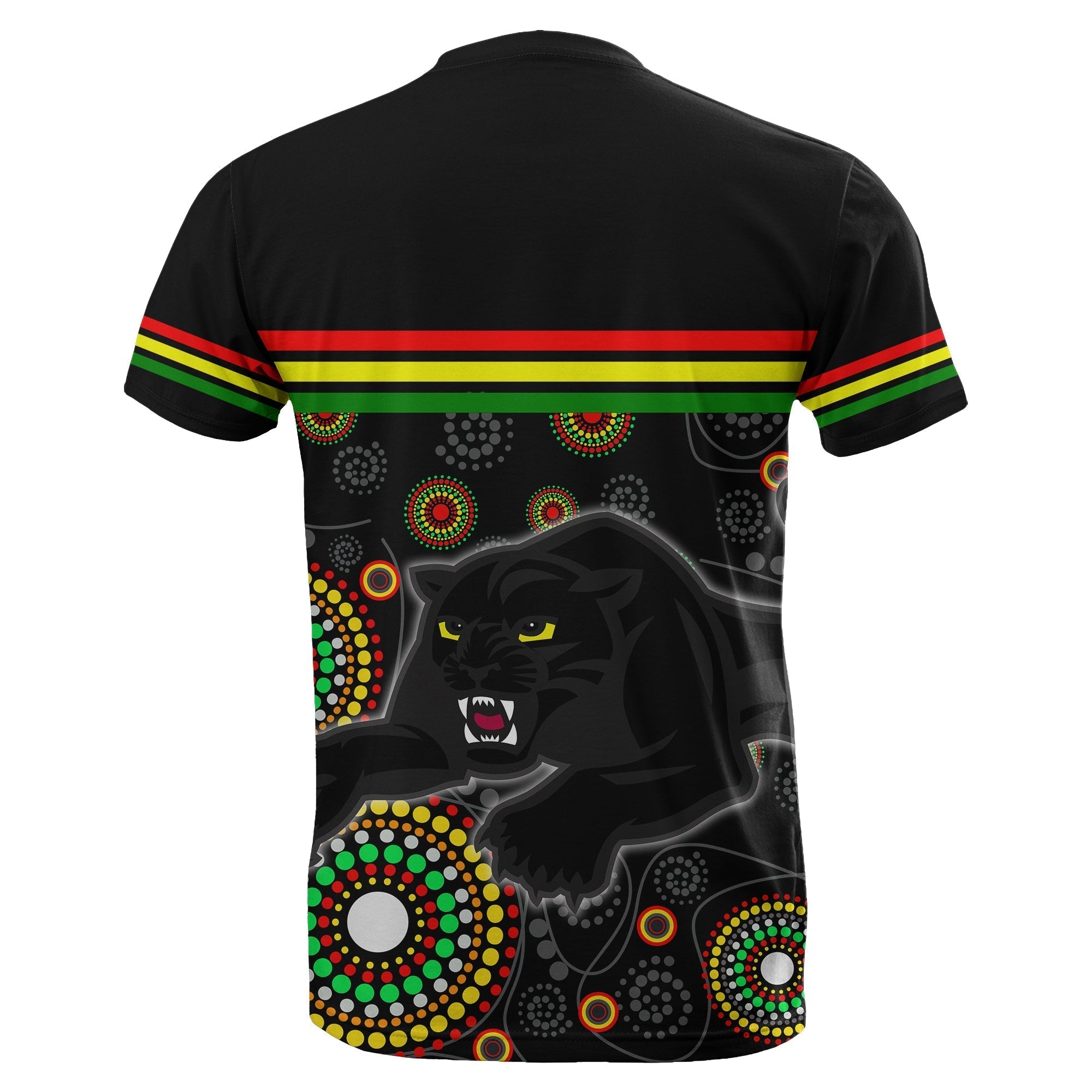 Panthers T shirt Aboriginal Patterns - Vibe Hoodie Shop