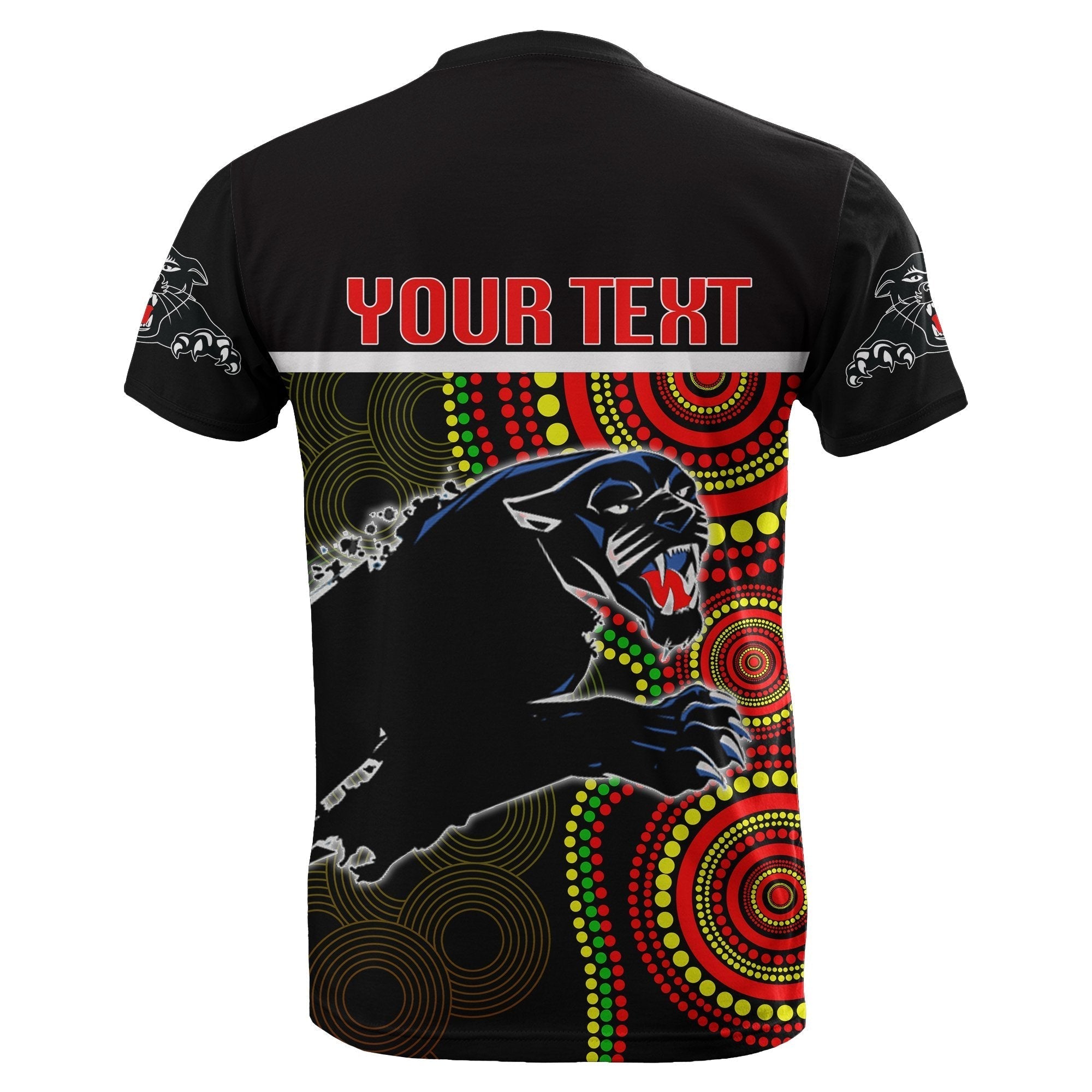 (Custom Personalised) Panthers Indigenous T shirt - Vibe Hoodie Shop