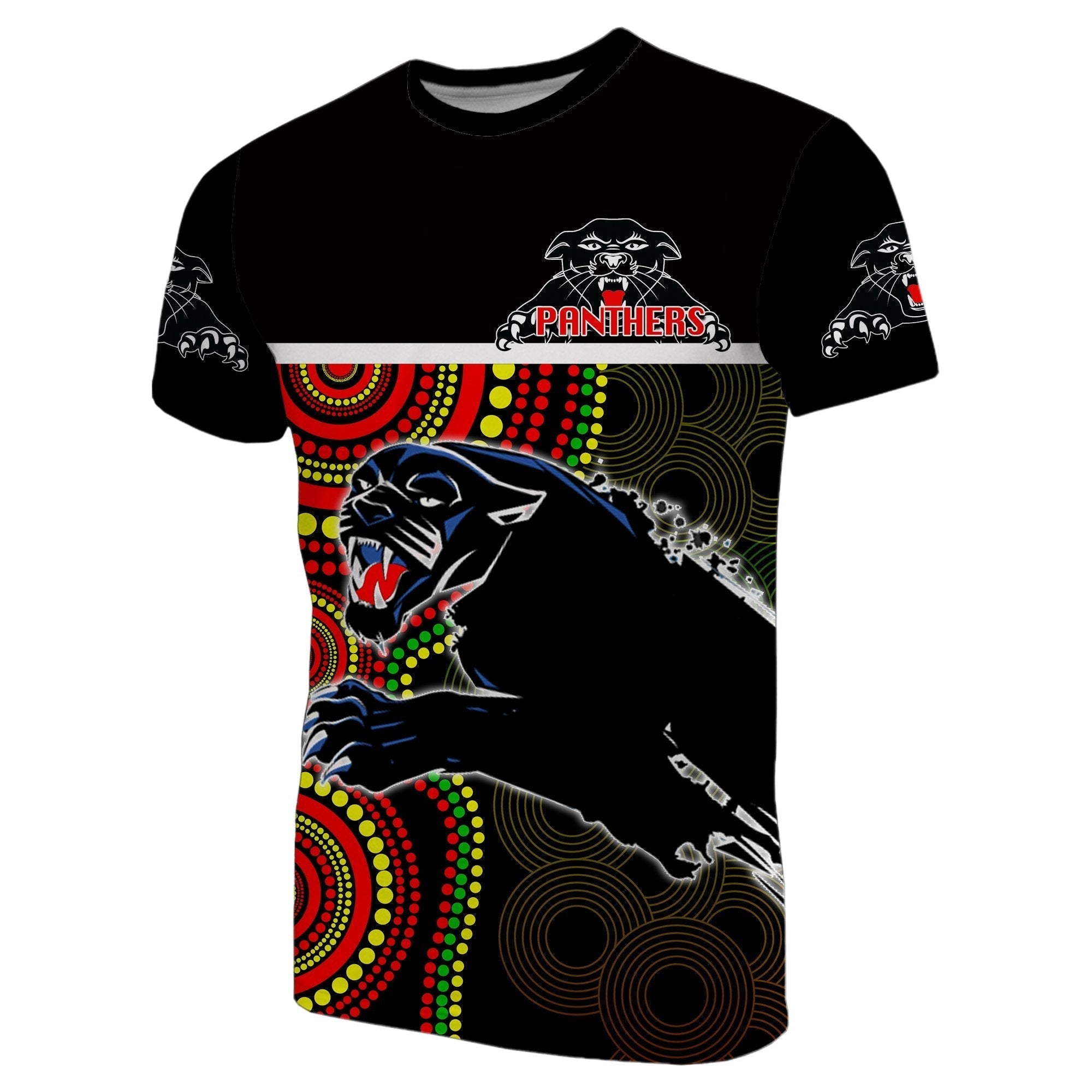 (Custom Personalised) Panthers Indigenous T shirt - Vibe Hoodie Shop