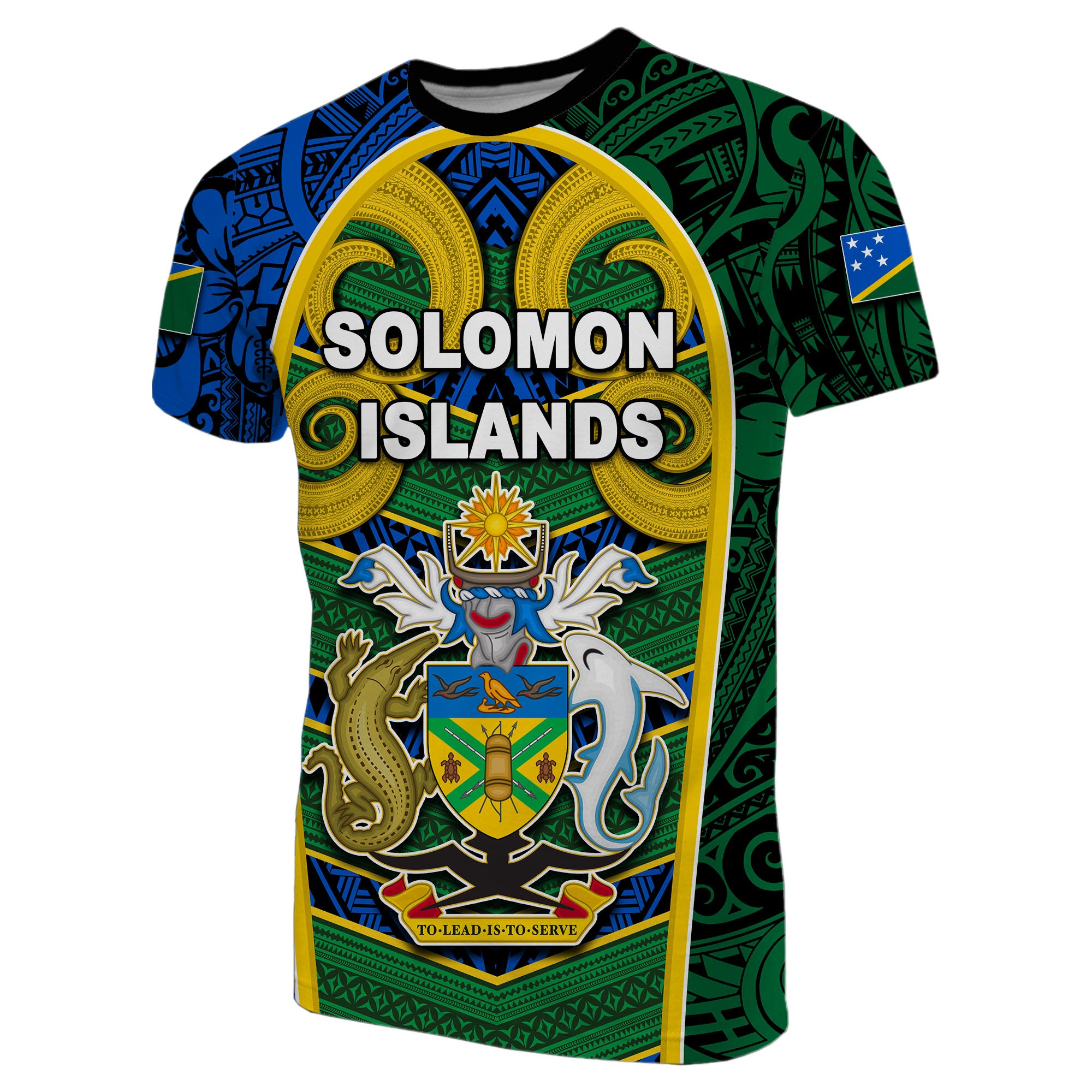 (Custom Personalised)Solomon Islands Independence 43rd T Shirt - Vibe Hoodie Shop