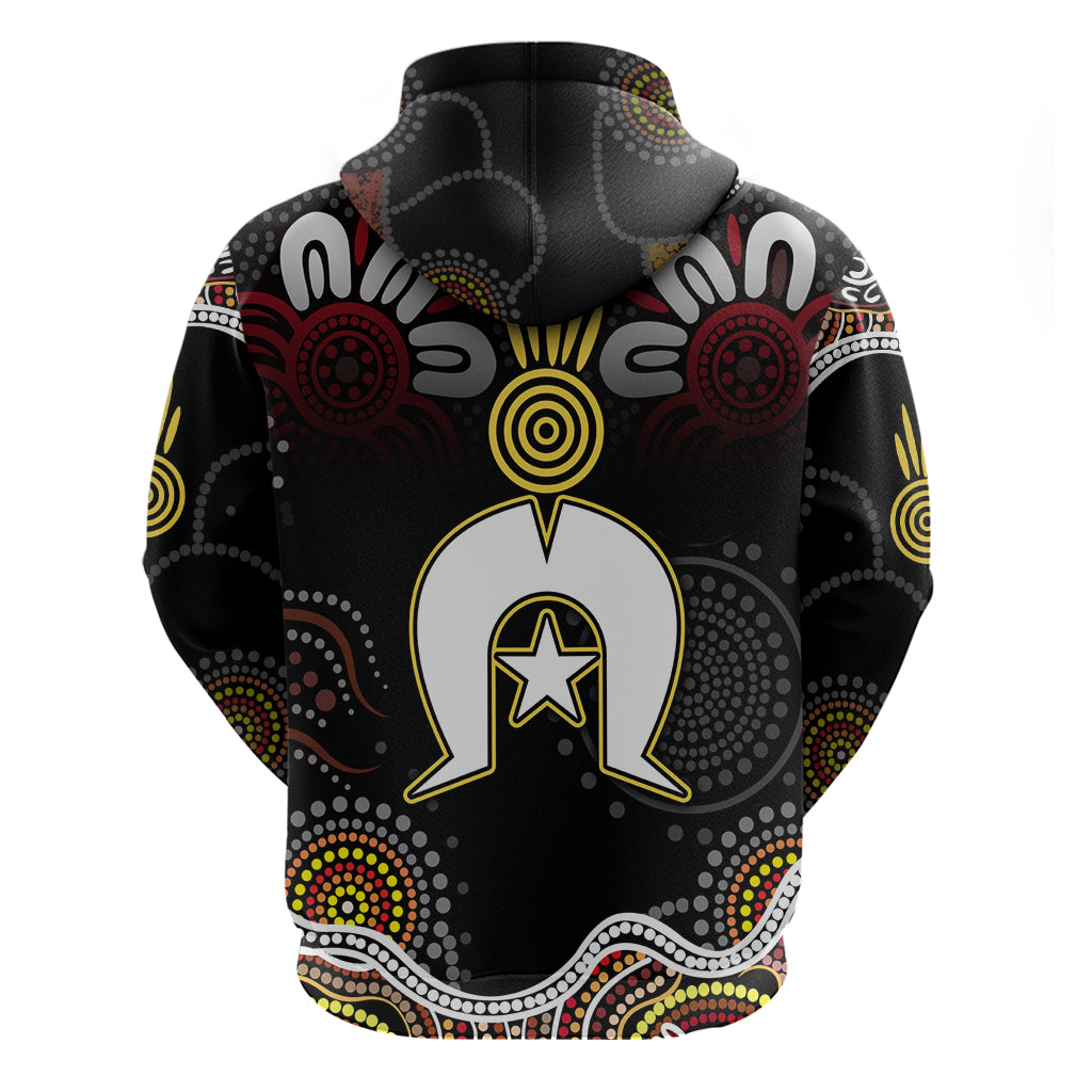 Torest Trait Islands Mix Aboriginal Pattern Hoodie - Vibe Hoodie Shop