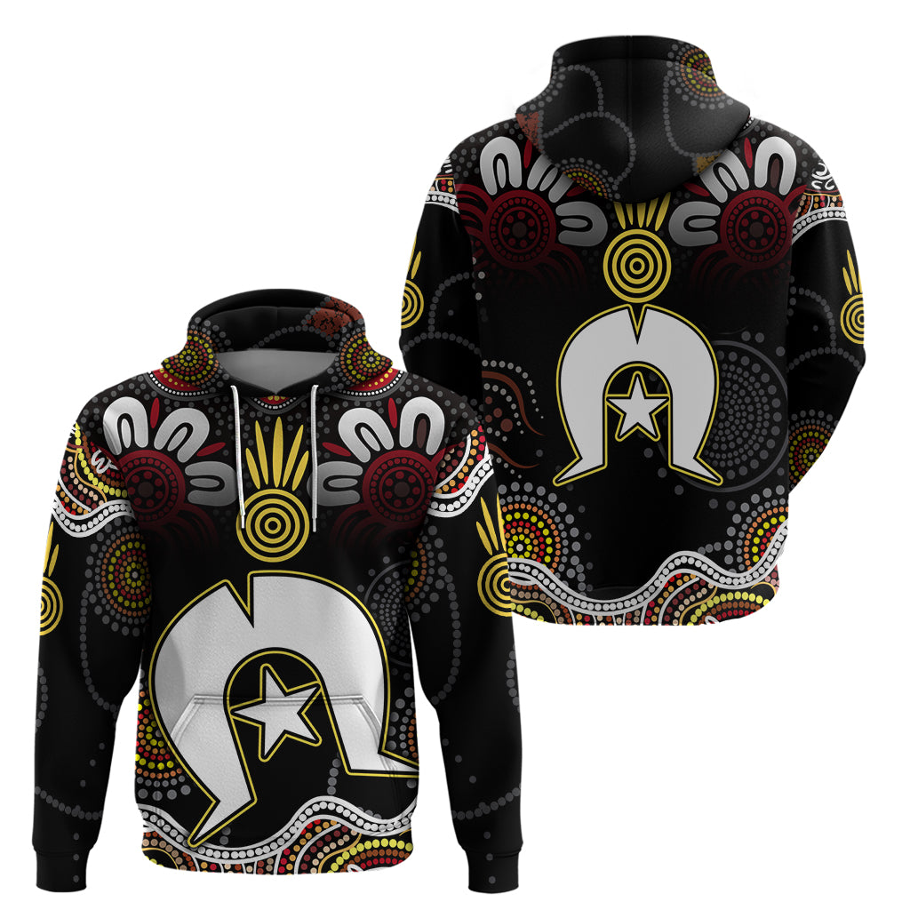 Torest Trait Islands Mix Aboriginal Pattern Hoodie - Vibe Hoodie Shop