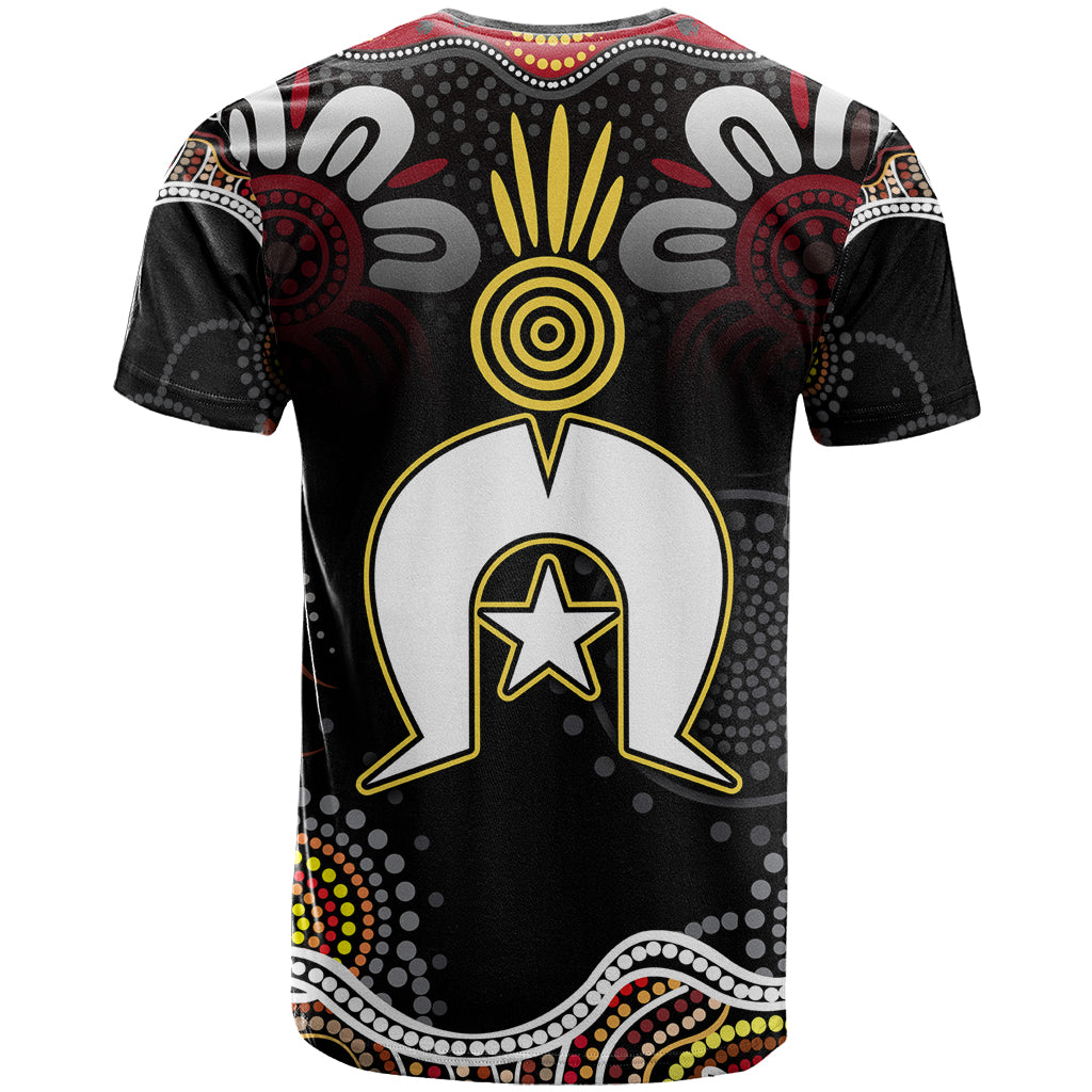 Torest Trait Islands Mix Aboriginal Pattern T Shirt - Vibe Hoodie Shop