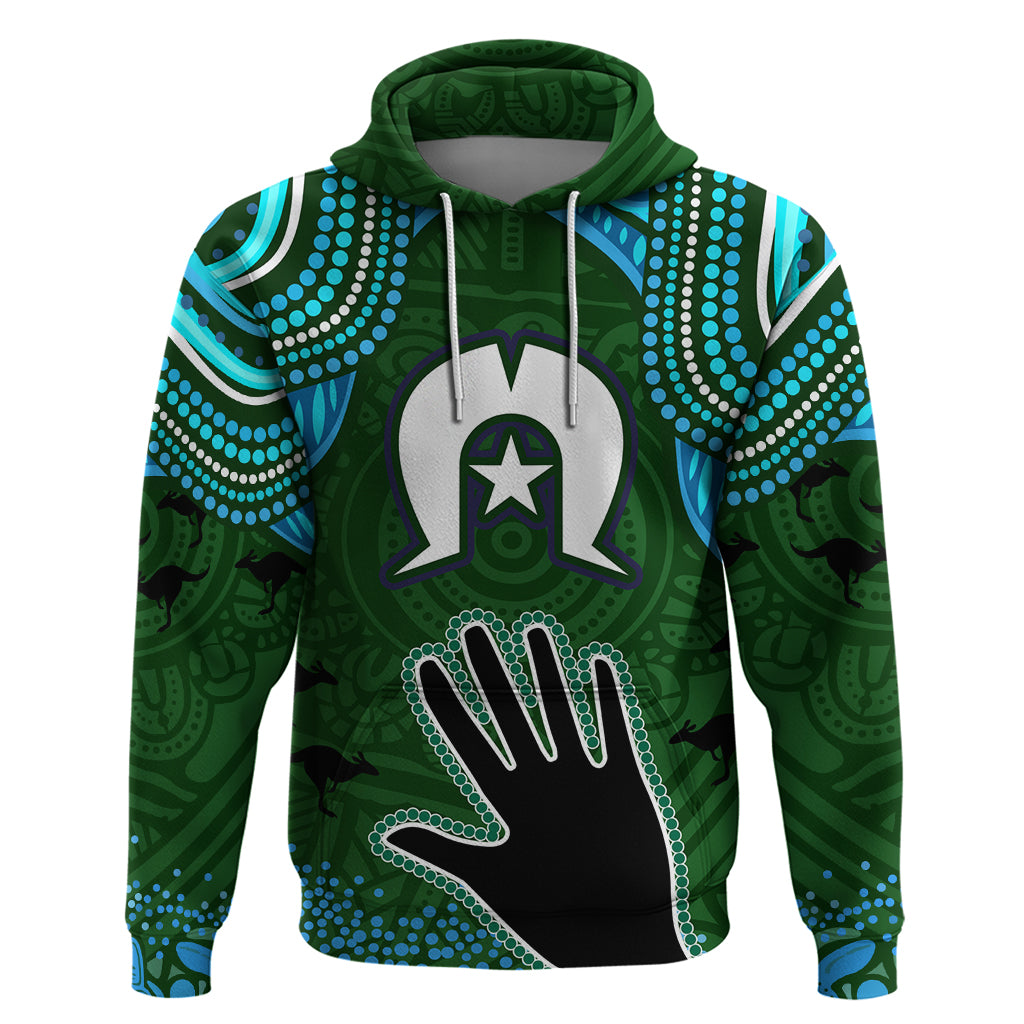 Torest Trait Islands Mix Aboriginal Pattern Hoodie - Vibe Hoodie Shop