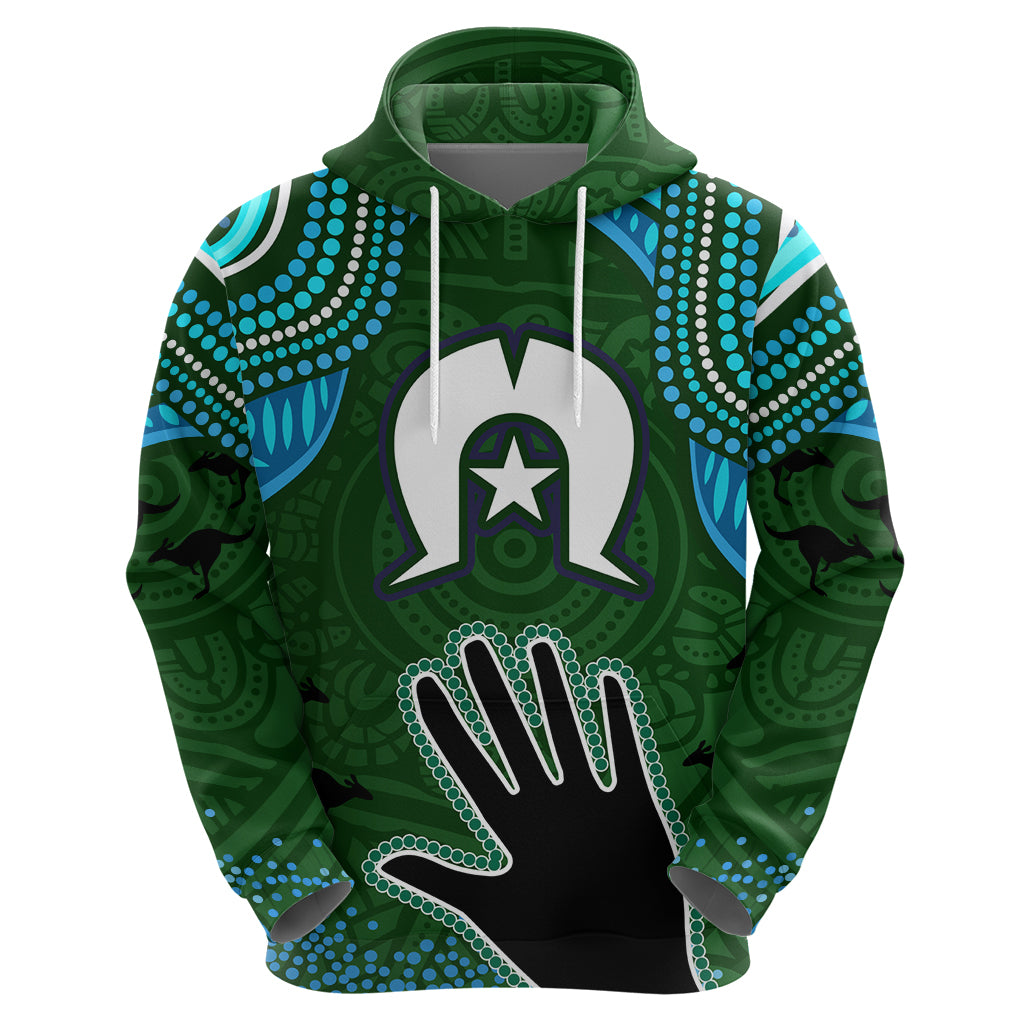 Torest Trait Islands Mix Aboriginal Pattern Hoodie - Vibe Hoodie Shop