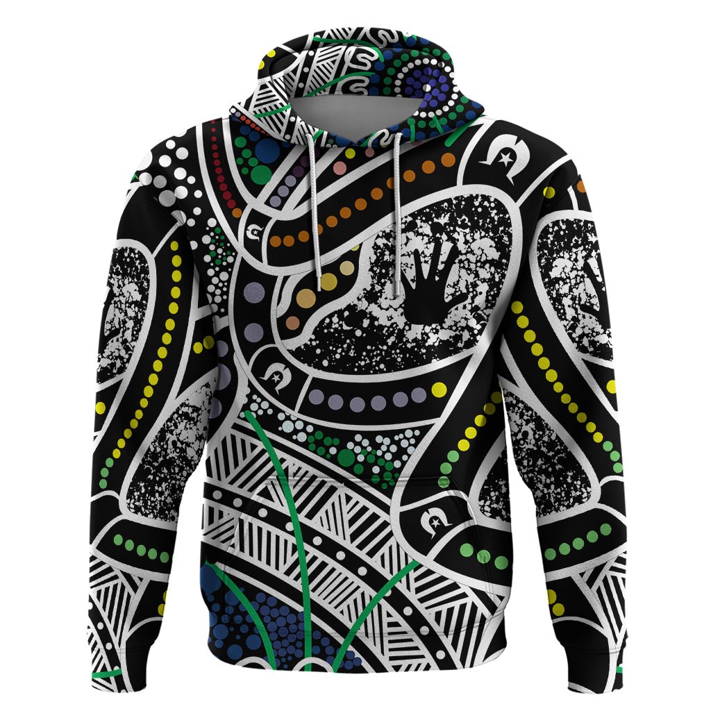 Aboriginal Lizzard Pattern Dot Art Hoodie - Vibe Hoodie Shop
