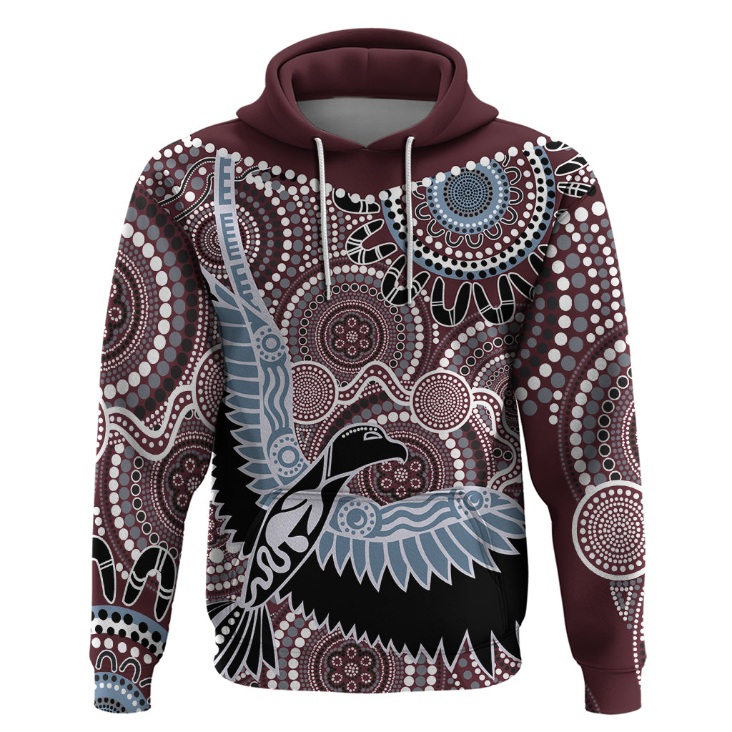 Aboriginal Pattern Bird Hoodie - Vibe Hoodie Shop
