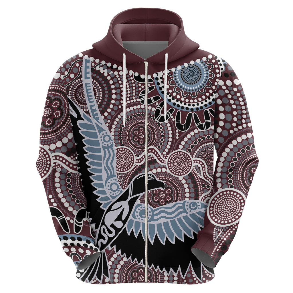 Aboriginal Pattern Bird Hoodie - Vibe Hoodie Shop