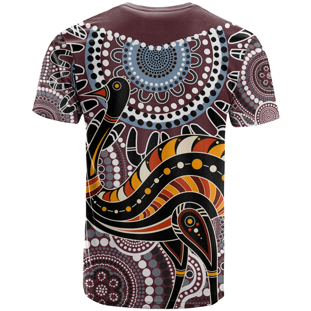 Aboriginal Pattern Bird T Shirt - Vibe Hoodie Shop