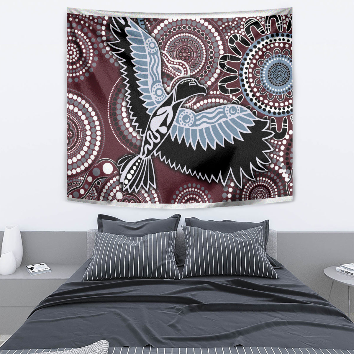 Aboriginal Pattern Bird Tapestry - Vibe Hoodie Shop