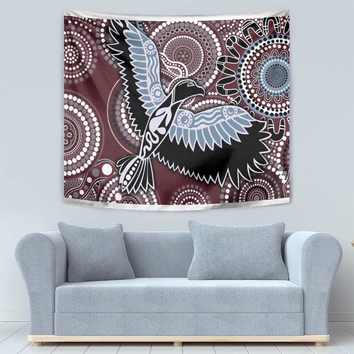 Aboriginal Pattern Bird Tapestry - Vibe Hoodie Shop