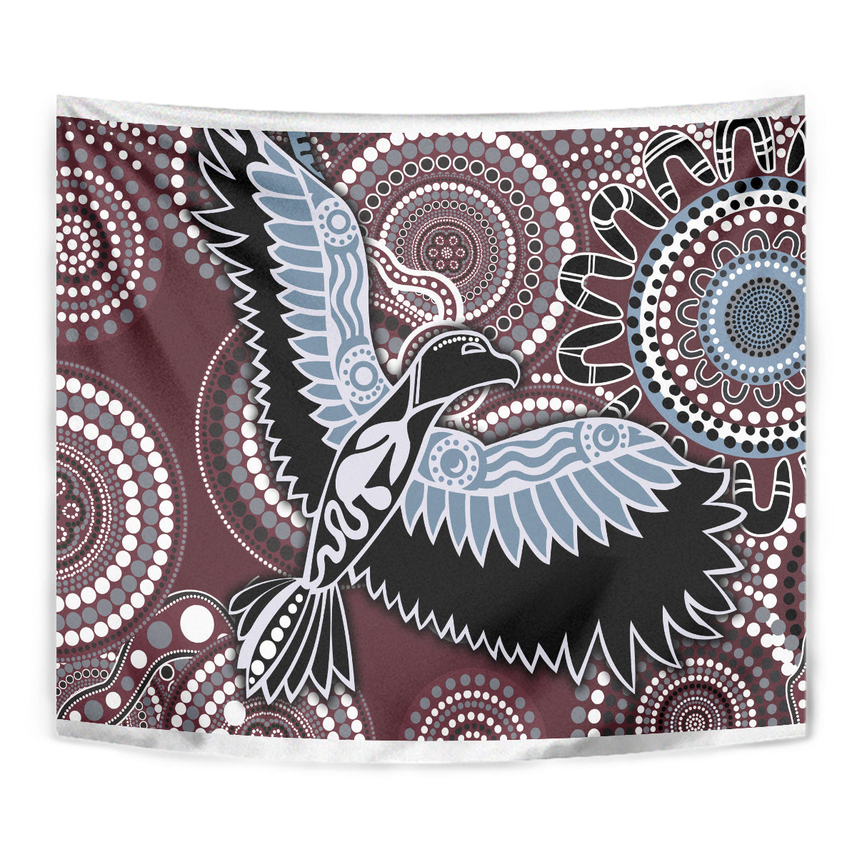 Aboriginal Pattern Bird Tapestry - Vibe Hoodie Shop