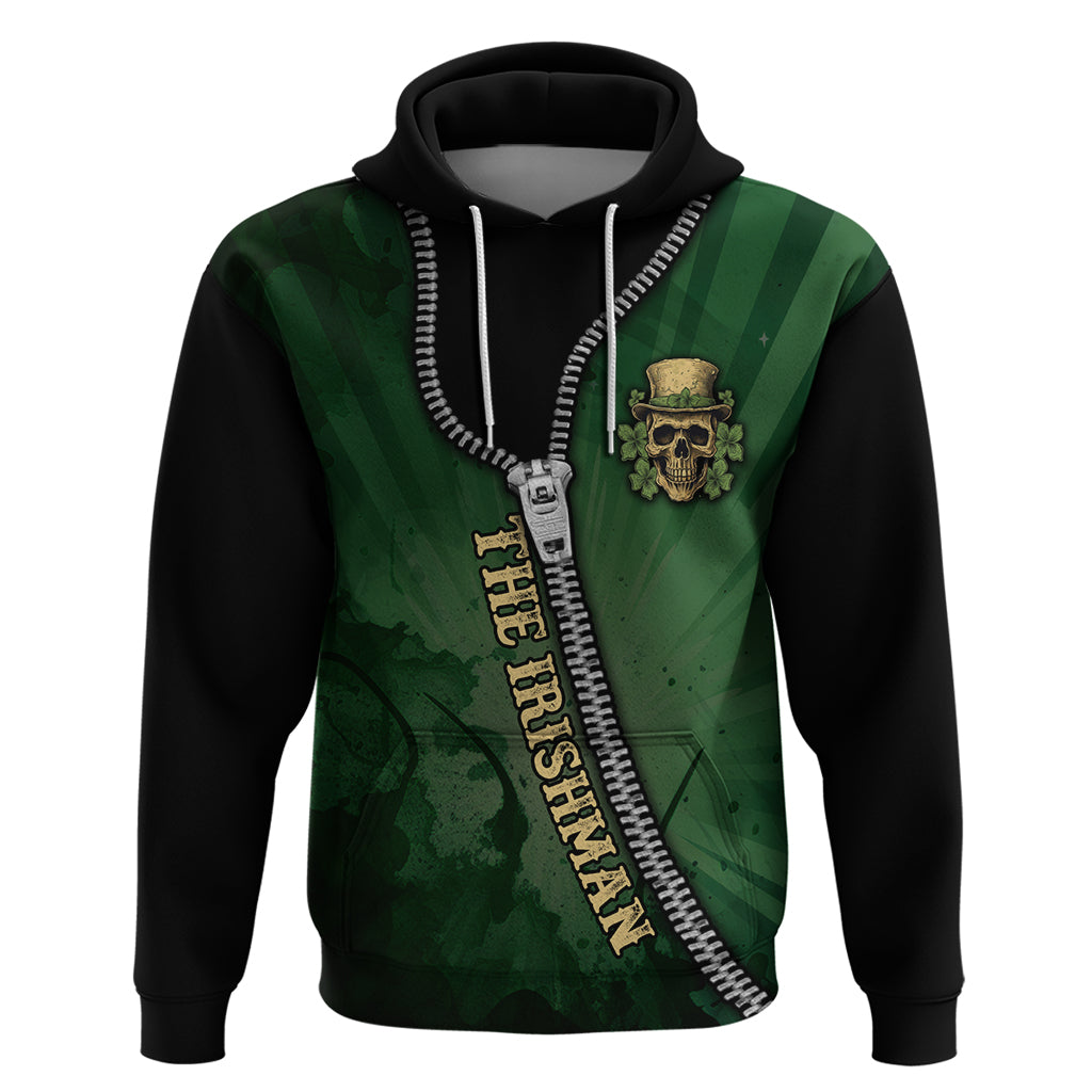 The Irish Man 3D Zip Art Hoodie - Vibe Hoodie Shop