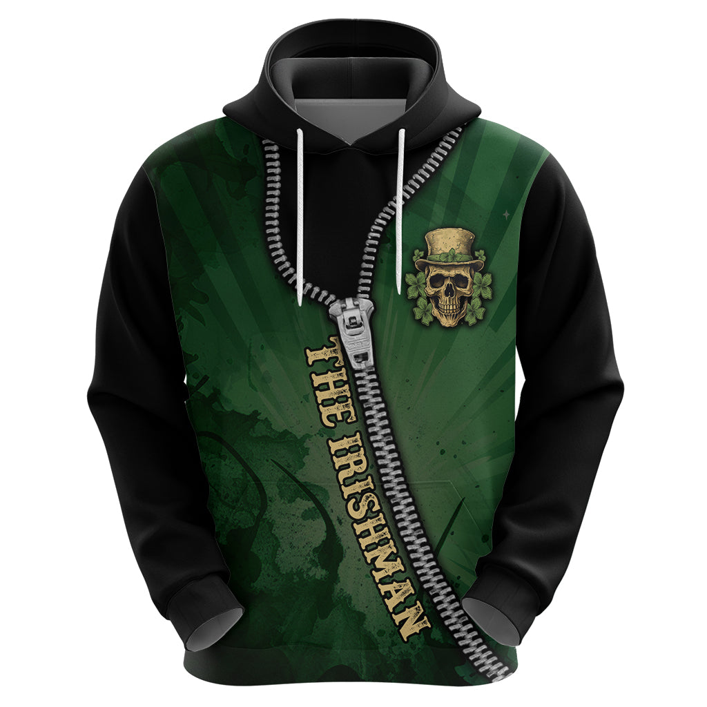 The Irish Man 3D Zip Art Hoodie - Vibe Hoodie Shop