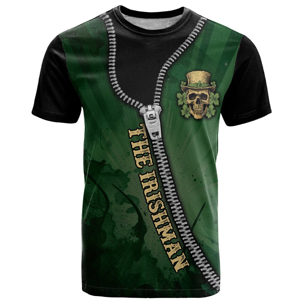 The Irish Man 3D Zip Art T Shirt - Vibe Hoodie Shop