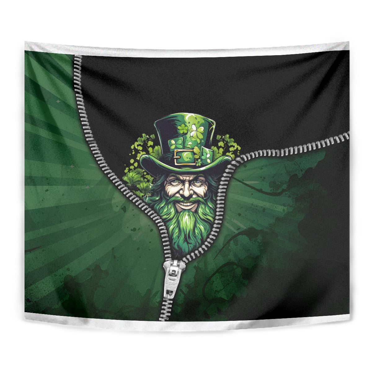 The Irish Man 3D Zip Art Tapestry - Vibe Hoodie Shop