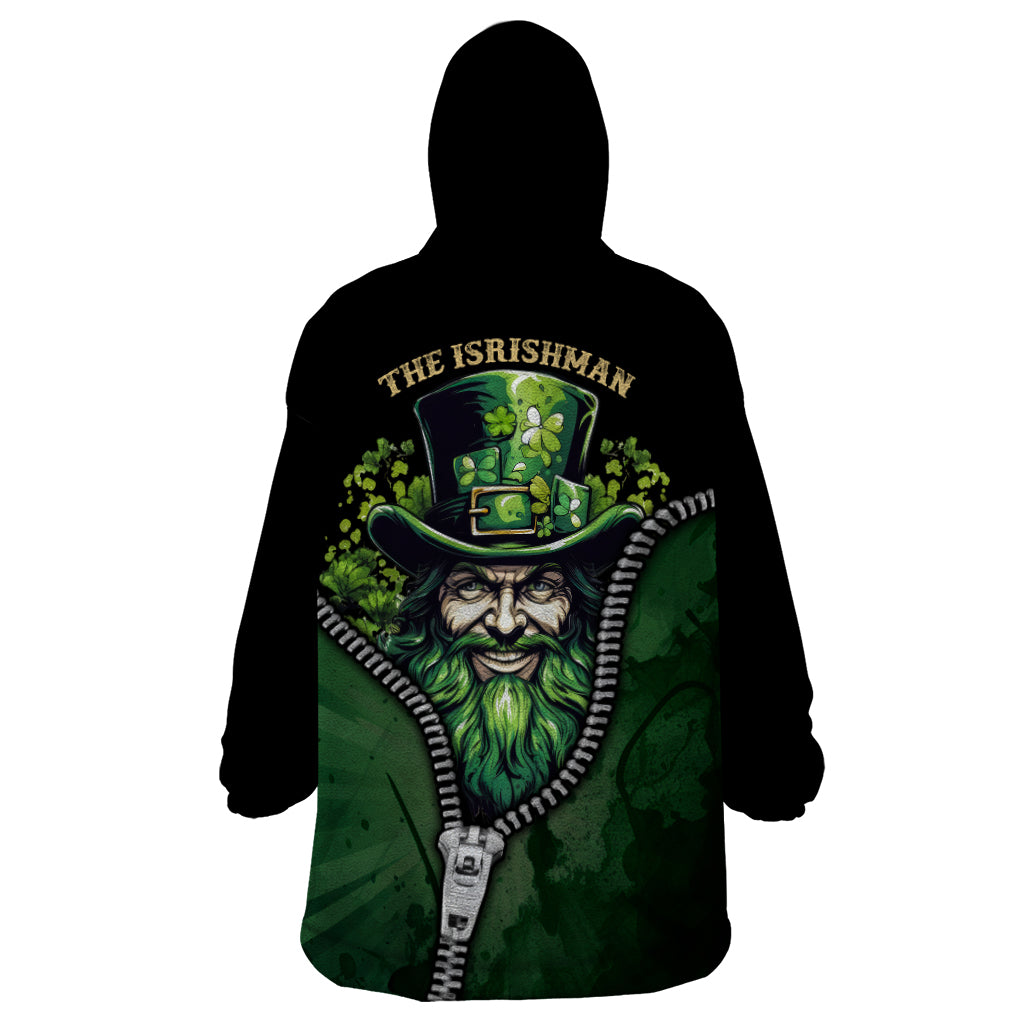 The Irish Man 3D Zip Art Wearable Blanket Hoodie - Vibe Hoodie Shop