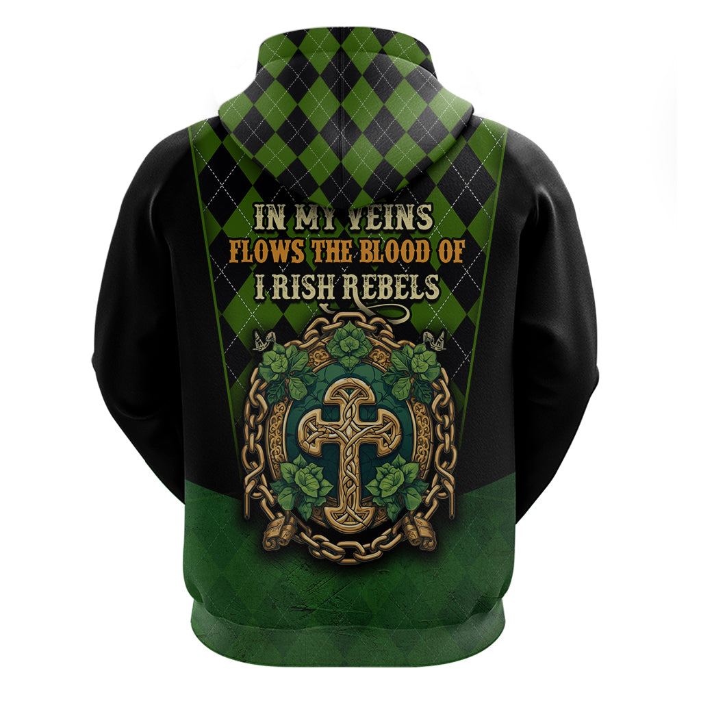 In My Veins Flows The Blood Of Irish Rebels Hoodie - Vibe Hoodie Shop
